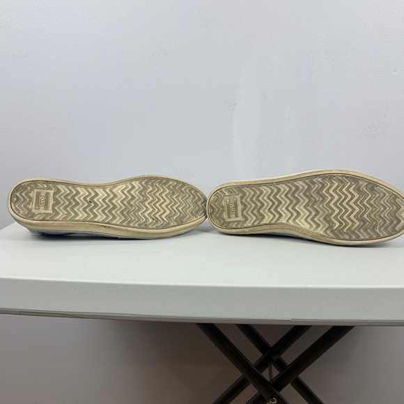 Toms Blue Canvas Slip-On Loafers Size 8 - Picture 7 of 8